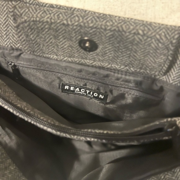 NWOT Kenneth Cole Reaction Tweed Shoulder Bag - Picture 7 of 11